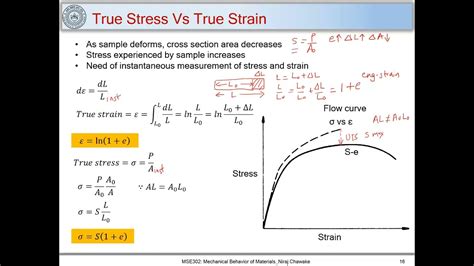 true stress at necking